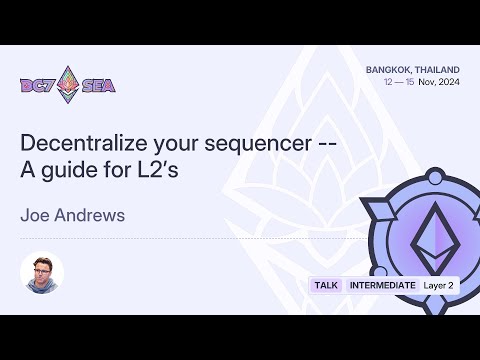 Decentralize your sequencer -- A guide for L2’s preview