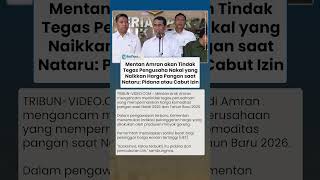 Tak Main-main! Mentan Amran Ancam Pengusaha Nakal yang Naikkan Harga Pangan saat Nataru