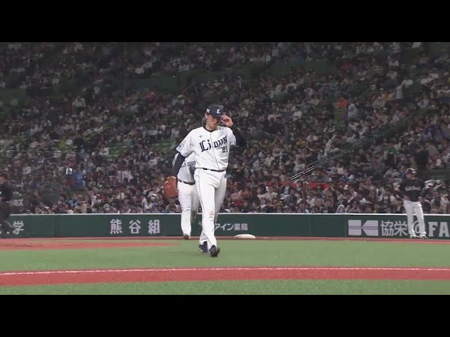 【8回表】抜群の安定感!! ライオンズ・武内夏暉 8回100球8奪三振無失点の好投!!  2024年5月3日 埼玉西武ライオンズ 対 福岡ソフトバンクホークス