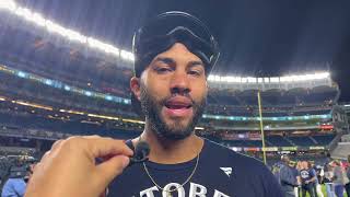 Vean lo que dijo Amed Rosario el hombre que prendió fuego por los NYY en el juego decisivo