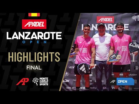 HIGHLIGHTS FINAL ARCE DAL BIANCO VS MALDONADO PUPPO | LANZAROTE OPEN