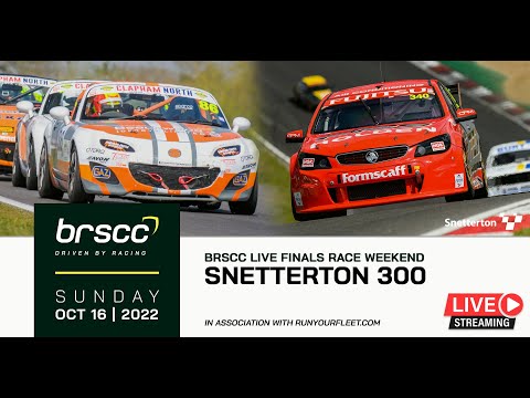 BRSCC LIVE | Snetterton 300 - October 15/16 2022 | SUNDAY STREAM
