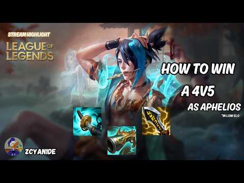 League of Legends | HOW TO WIN a 4v5 in Low Elo