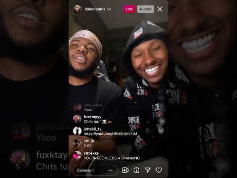 AMP Chris & Duke Dennis freestyles on IG live