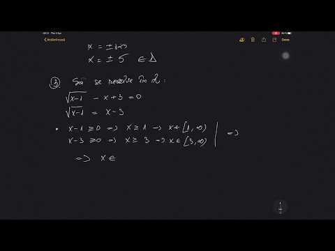 #stămîncasă: 3. Ecuatii irationale [bac M2,a10a]