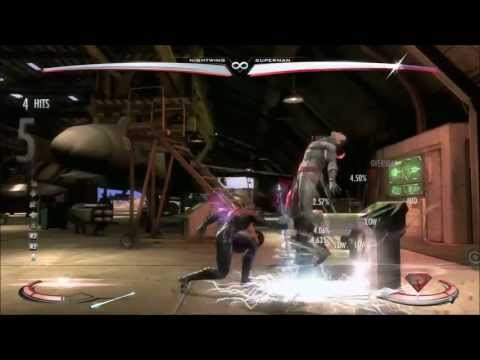 Injustice: Gods Among Us - Nightwing 53% Staff Combo (2 bars)