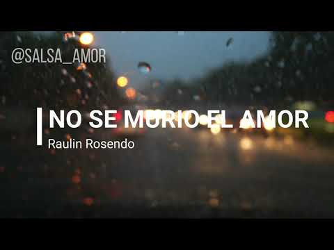 NO SE MURIO EL AMOR _ Raulin Rosendo