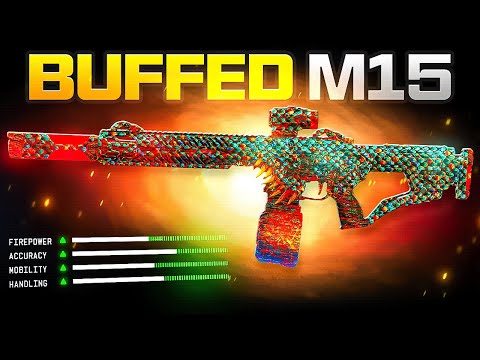 NEW BUFFED M15 Loadout is META in WARZONE ! ( BEST M15 MOD O Class Setup )