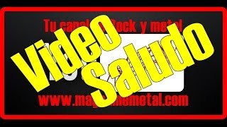 Video Saludo Dani Flames(Estrenuo)  - Para Magazine Metal Web