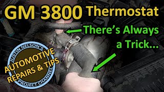 No Drain/No Spill 🌡 Thermostat Replacement | GM 3800 (and others...)