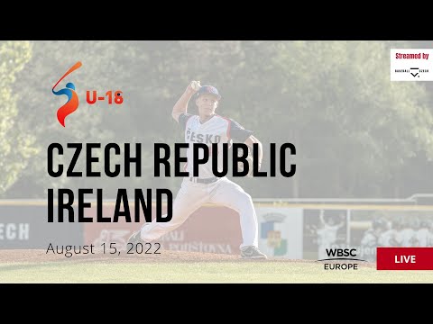 18 U-18 Baseball European Championship - Czech Republic VS Ireland