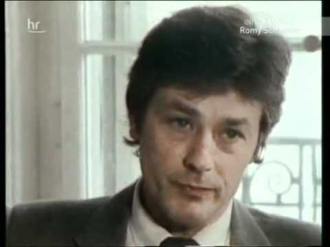 Alain Delon 1983 interview Romy Schneider