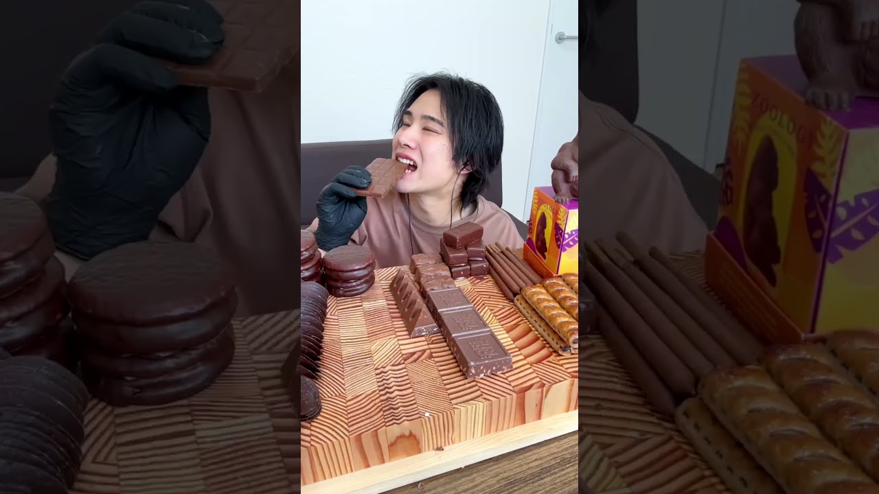 【ASMR】チョコレート爆食 飯テロ動画