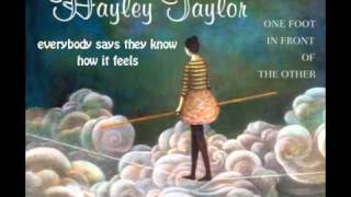 Hayley Taylor Felt Like Love w/ Lyrics on screen
