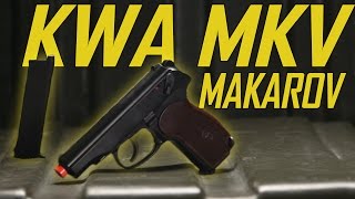 KWA MKV Makarov Gas Blow Back Pistol Overview - Airsoft GI