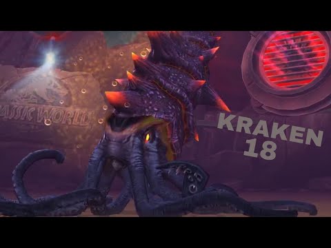 NEW KRAKEN 18! Jurassic World - The Game #4