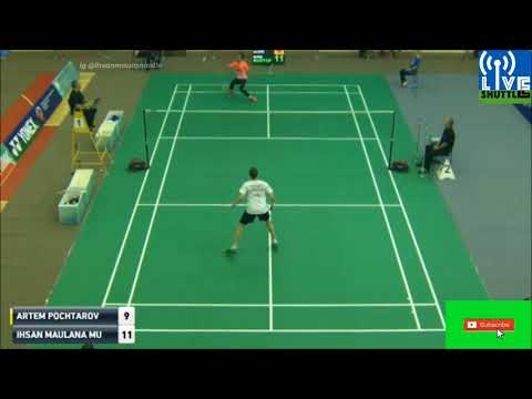[Men's Single] R16 RUSSIAN OPEN S100 2019 - IHSAN MAULANA MUSTOFA vs ARTEM POCHTAROV
