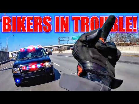 COOL & ANGRY COPS VS BIKERS 2020 | POLICE + BIKERS = TROUBLE!!!