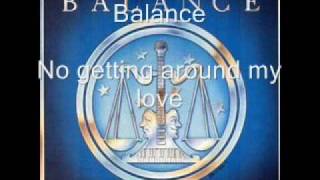 Balance - No getting around my love
