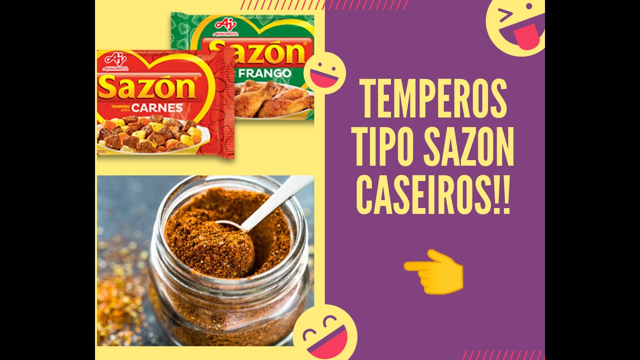 Tempero tipo SAZON caseiro SEM SÓDIO E SEM CONSERVANTES