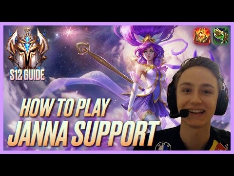 HOW TO PLAY JANNA SUPPORT PRESEASON SEASON 12 | Best Build & Runes | Season 12 Janna Guide