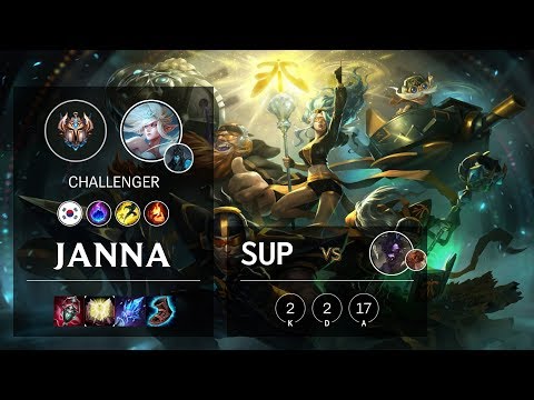 Janna Support vs Alistar - KR Challenger Patch 10.5
