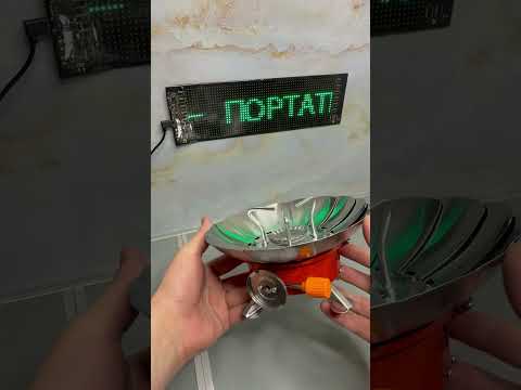 Портативна туристична газова плитка з вітрозахистом та чохлом