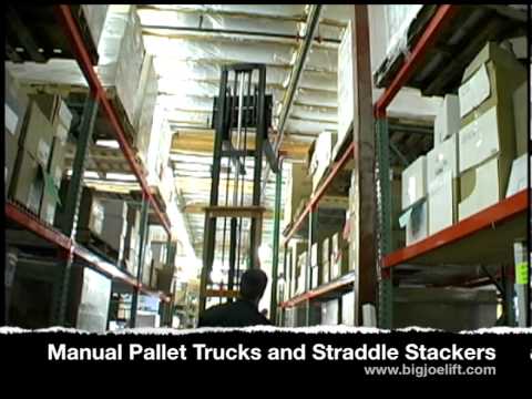 Big Joe Straddle Stacker and Manual Pallet Truck   Prism