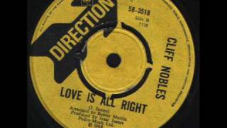 cliff nobles LOVE IS ALL RIGHT