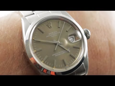 Rolex Oyster Perpetual Date (Sigma/Tritium Dial) 1500 Vintage Rolex Watch Review