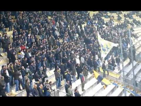 Modena - Ascoli 1-1: Tifo Curva Sud Modena