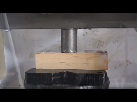 Thick Book Crushed By Hydraulic Press Video