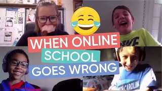 Kids React When Online School Goes Wrong - Someone Farts in Zoom Class