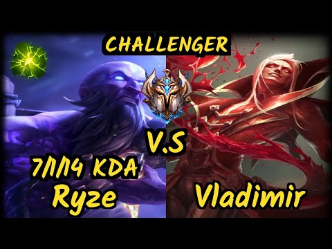 MagiFelix (RYZE) vs VLADIMIR - 7/1/14 KDA MID CHALLENGER GAMEPLAY - EUW