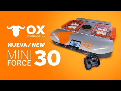 Chariot automoteur Monophasé et batterie OX Miniforce 30 Tonnes