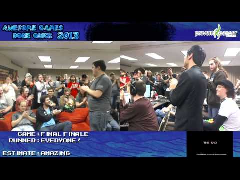 Awesome Games Done Quick 2013 Ending (Part 1 of 2)