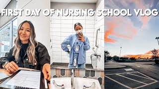 FIRST DAY OF NURSING SCHOOL VLOG | Spring Semester 2023