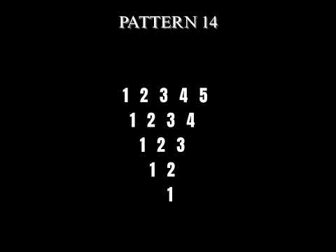 Inverted Pyramid Number Pattern In Java Nested Loops Tutorial