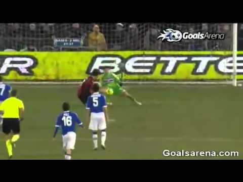 Sampdoria vs AC Milan 1-2 Highlights 26-01-2011