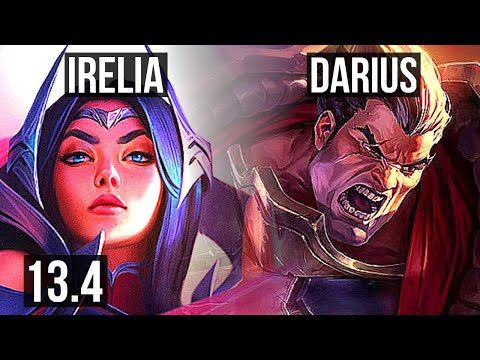 IRELIA vs DARIUS (TOP) | 8 solo kills, 10/1/2, Legendary, 300+ games | EUW Master | 13.4