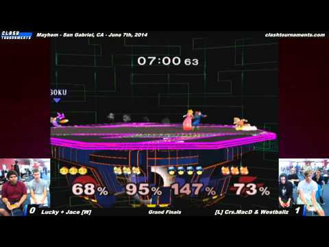 Mayhem - Crs MacD + Westballz vs Lucky + Jace - Grand Finals - SSBM
