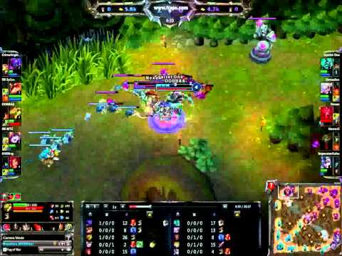 6-Renekton vs Warwick 2 - Hecarim Gank