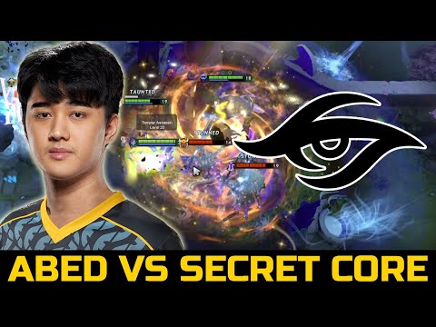 ABED MASTER TIER MID TEMPLAR VS SECRET.CRYSTALLIS DOTA 2
