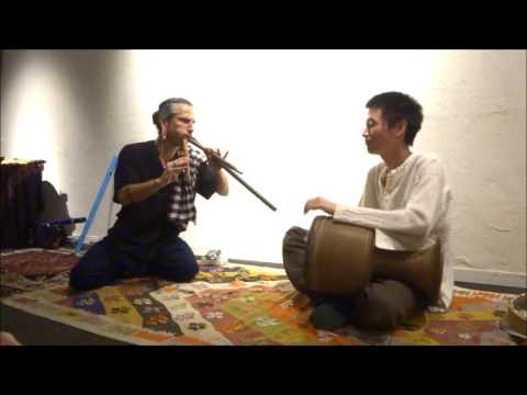 Triple Flutes---Steev Kindwald and Sai Leo Shimizu  蔡怜雄 live Tokyo 2017