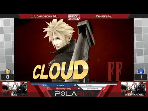 CFL Smackdown 178 WiiU - Goku (Cloud) vs KingWill (Sonic) - Winners R2