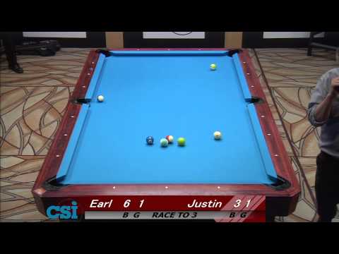 CSI 2013 US Open One Pocket Strickland vs Hall