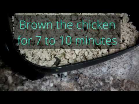 Healthy Chicken Sloppy Joes