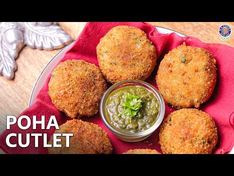 Crispy Poha Cutlet
