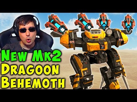 NEW Best Sniper? DRAGOON BEHEMOTH - War Robots Mk2 Gameplay WR 5.3