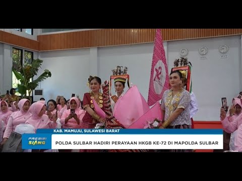 KAPOLDA SULBAR HADIRI SEMARAK HKGB KE-72